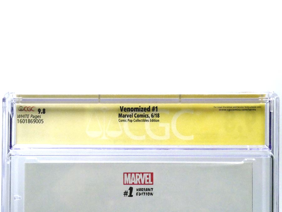 Venomized #1 Cover I CGC Signature Series 9.8 Signed by Cullen Bunn Francesco Mattina Variant