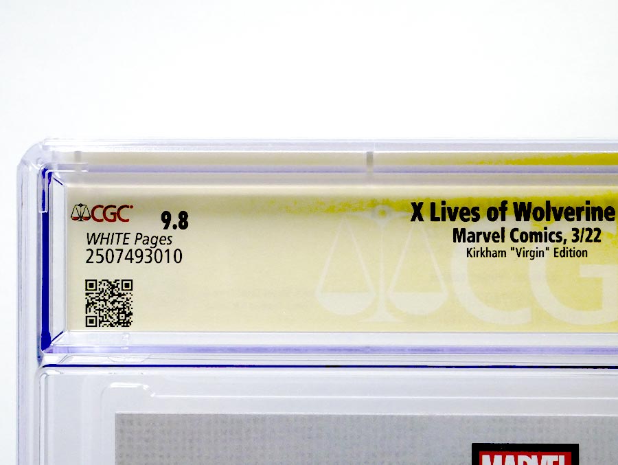 X Lives Of Wolverine #1 Cover Z CGC Signature Series 9.8 Signed By Tyler Kirkham Variant Tyker Kirkham Virgin Cover