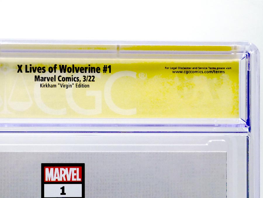 X Lives Of Wolverine #1 Cover Z CGC Signature Series 9.8 Signed By Tyler Kirkham Variant Tyker Kirkham Virgin Cover