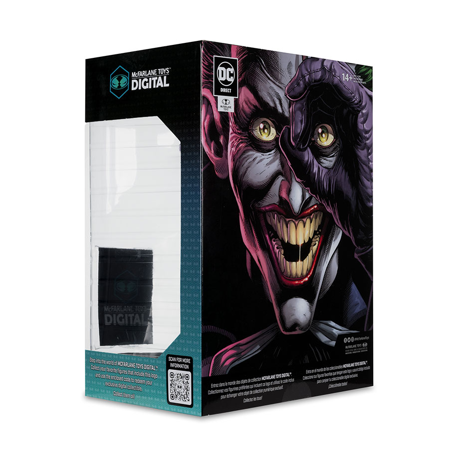 DC McFarlane Digital Joker By Jason Fabok 12-Inch Figurine