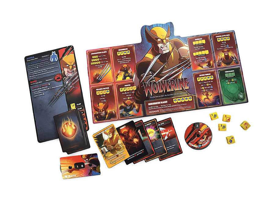 Dice Throne Marvel X-Men Box 1 (Iceman Psylocke Storm Wolverine)