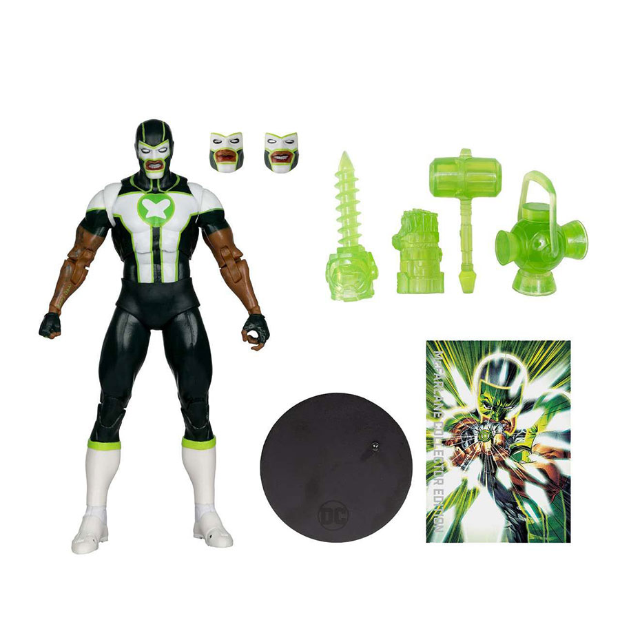 DC Collector Edition 7-Inch Action Figure Wave 8 - Simon Baz Green Lantern McFarlane Platinum Edition