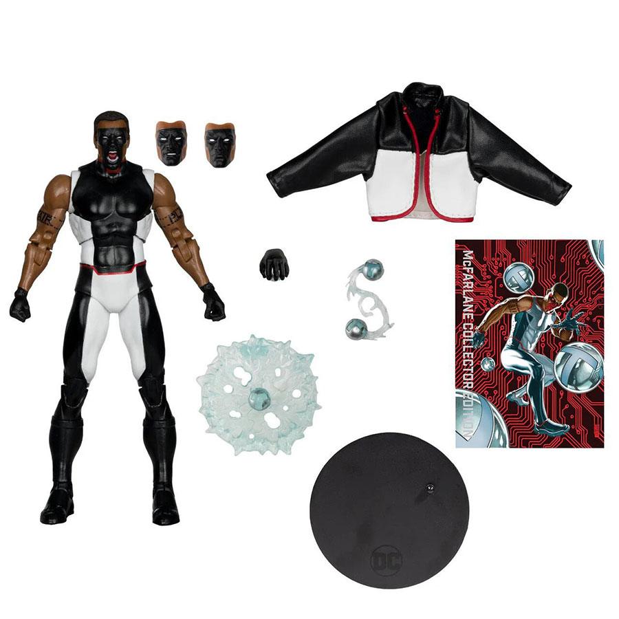 DC Collector Edition 7-Inch Action Figure Wave 8 - Mr Terrific McFarlane Platinum Edition
