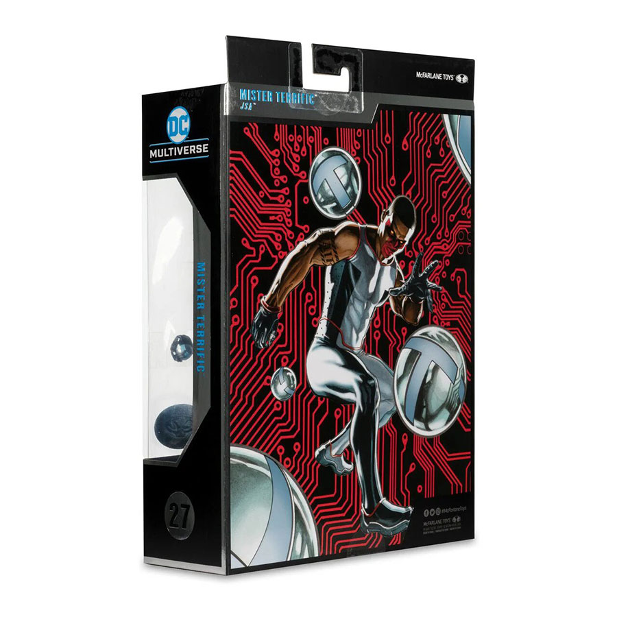 DC Collector Edition 7-Inch Action Figure Wave 8 - Mr Terrific McFarlane Platinum Edition