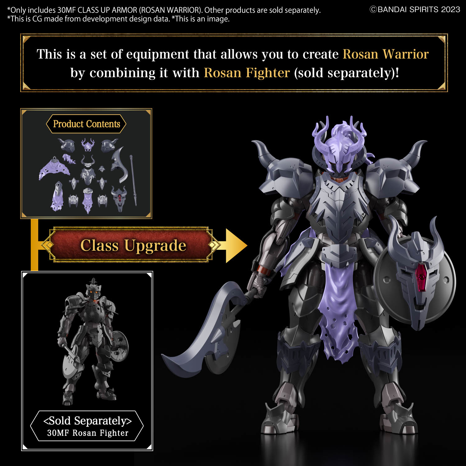 30 Minutes Fantasy Class Up Armor Kit #A-07 Rosan Warrior