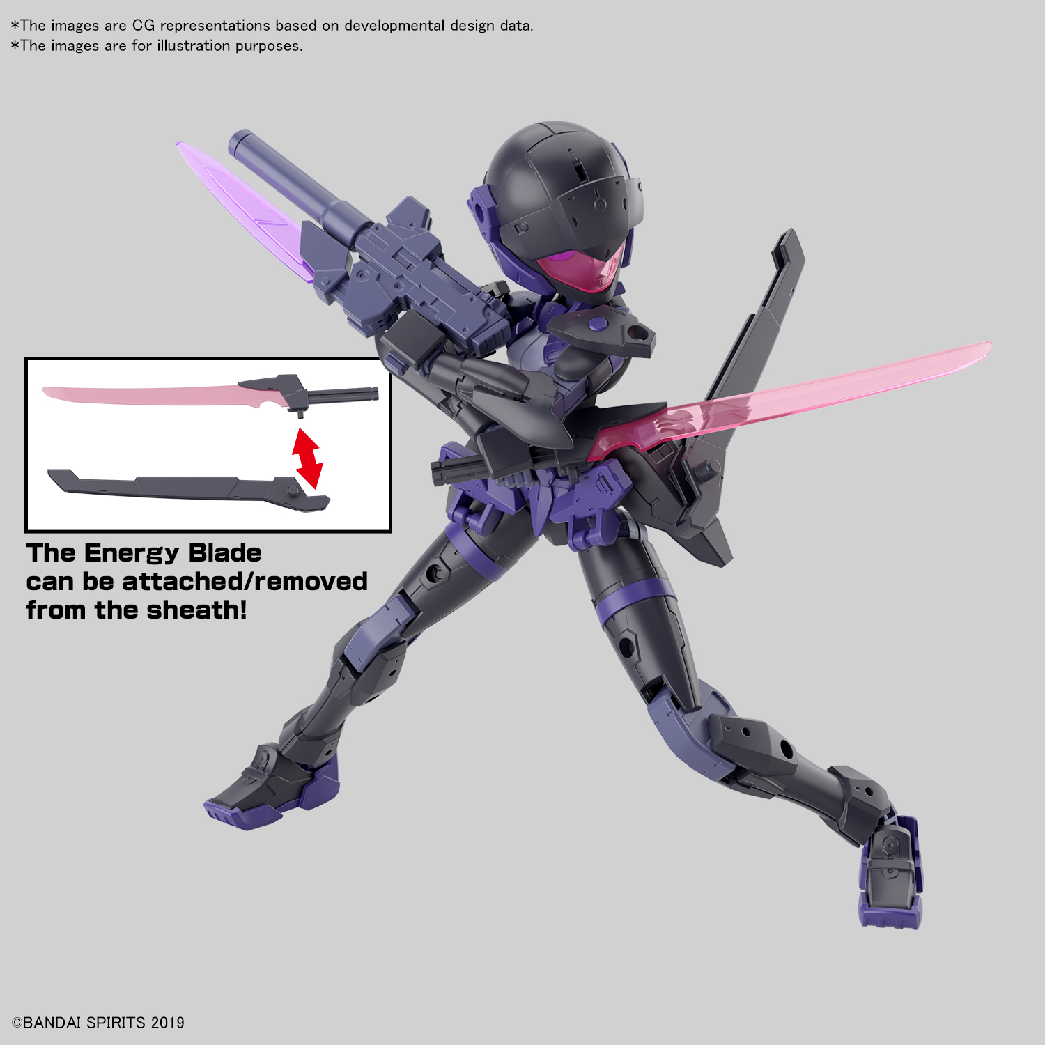 30 Minutes Missions 1/144 Kit #66 EXM-H15E Acerby (Type-E)