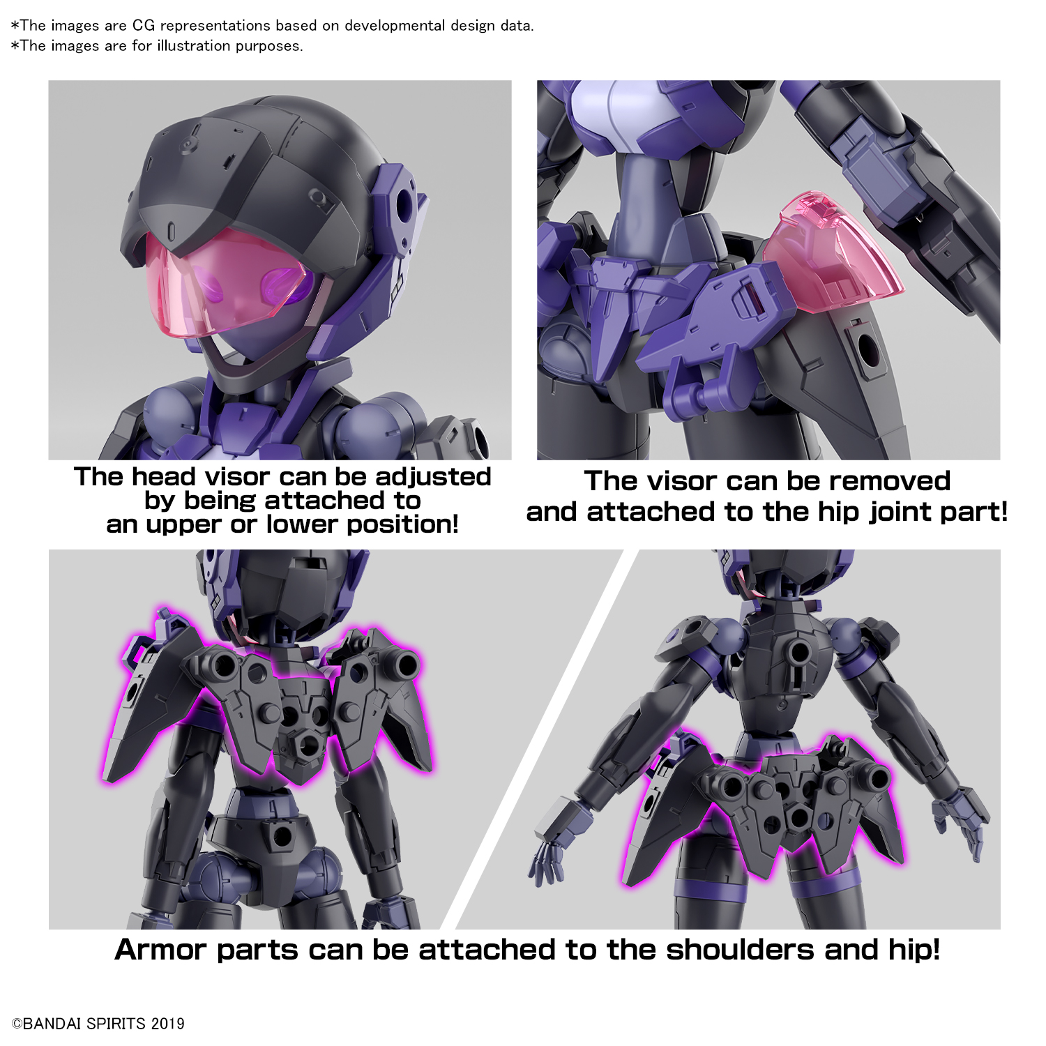 30 Minutes Missions 1/144 Kit #66 EXM-H15E Acerby (Type-E)