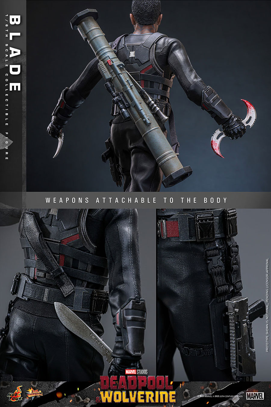 Marvel Deadpool & Wolverine Blade Sixth Scale Figure