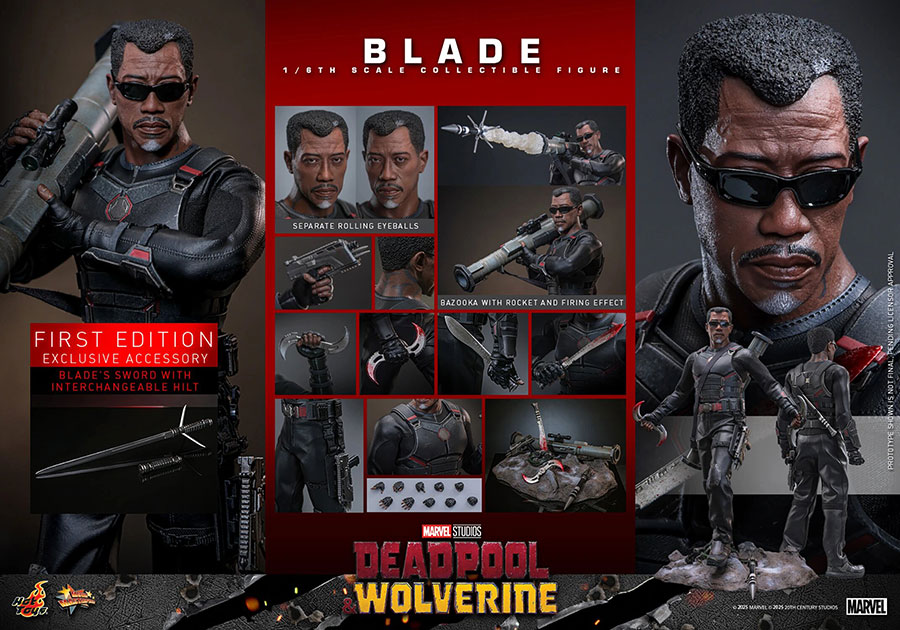 Marvel Deadpool & Wolverine Blade Sixth Scale Figure