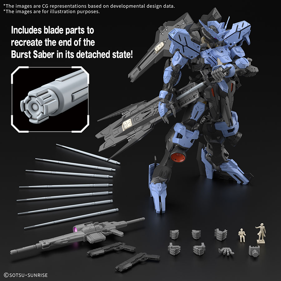 Gundam Master Grade 1/100 Kit - Iron-Blooded Orphans - ASW-G-XX Gundam Vidar