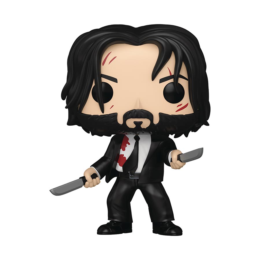 POP Movies John Wick John Wick With Dual Knives Vinyl Figure