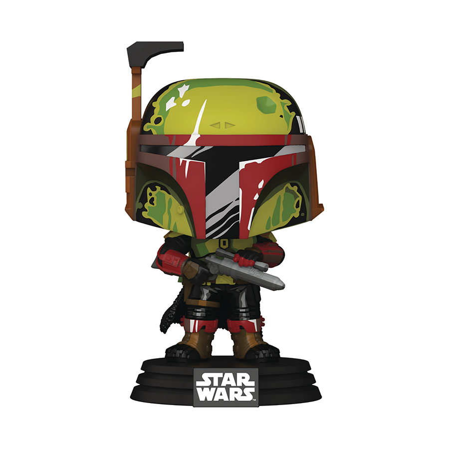 POP Star Wars Book Of Boba Fett Boba Fett Retro Vinyl Bobble Head