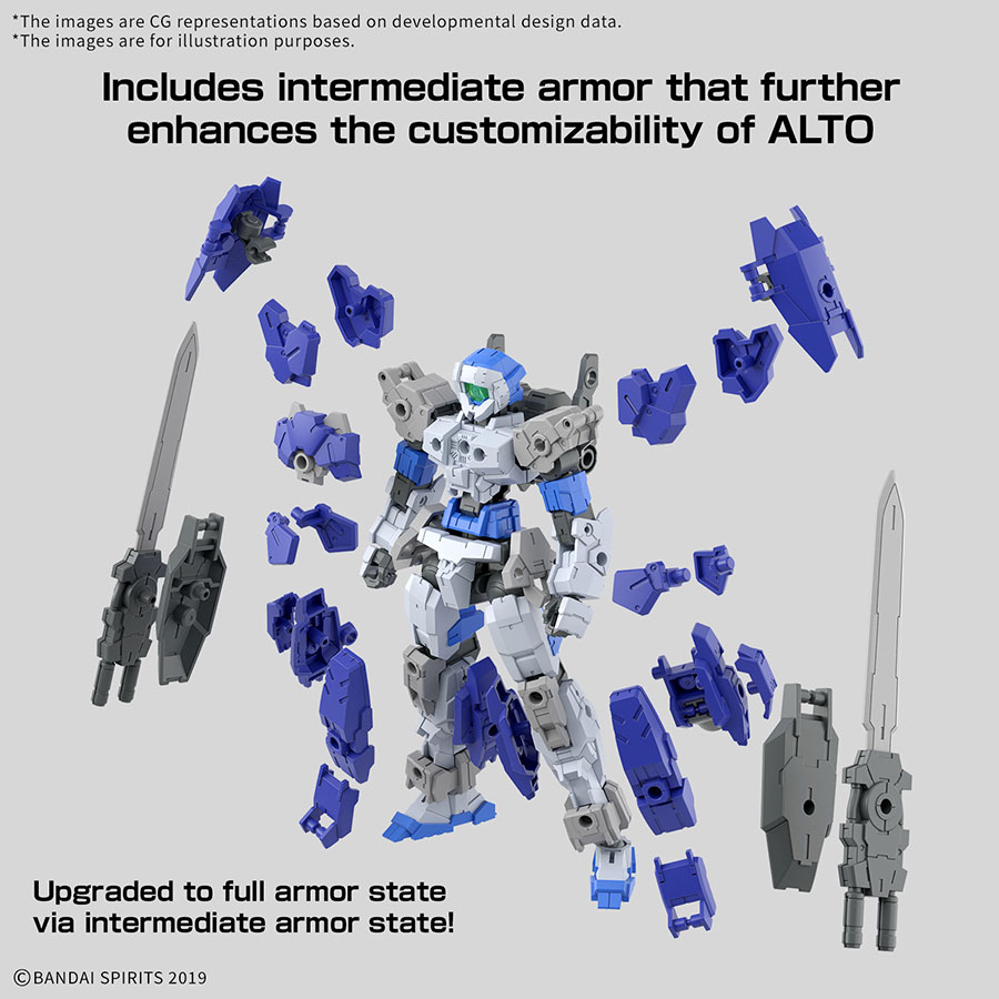 30 Minutes Missions 1/144 Kit #67 eEXM-17FA Full Armor Alto