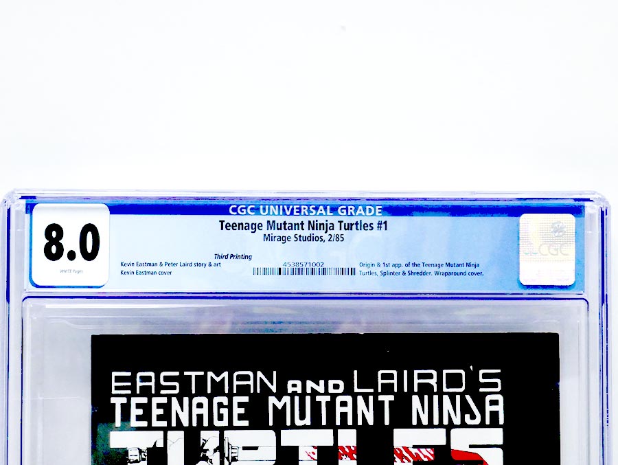 Teenage Mutant Ninja Turtles #1 Cover J CGC 8.0 3rd Ptg