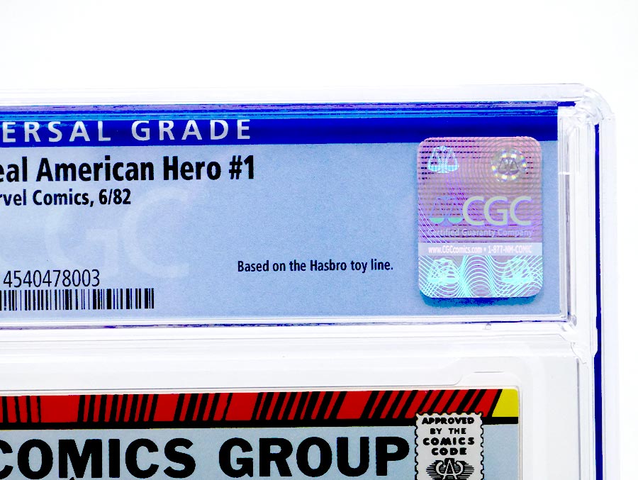 GI Joe A Real American Hero #1 Cover F CGC 9.0 1st Ptg