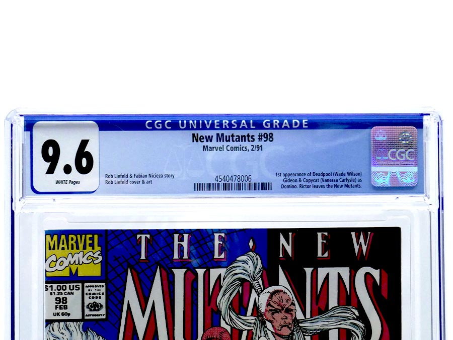 New Mutants #98 Cover G CGC 9.6
