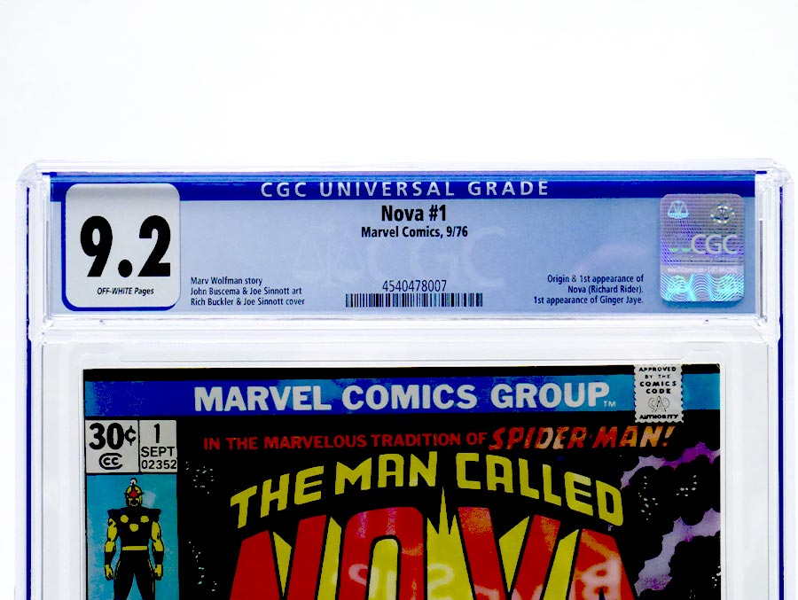 Nova #1 Cover C CGC 9.2