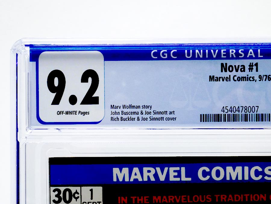 Nova #1 Cover C CGC 9.2