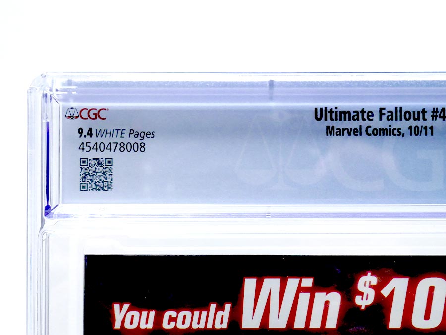 Ultimate Comics Fallout #4 Cover L CGC 9.4 1st Ptg Regular Mark Bagley Cover Without Polybag (Death Of Spider-Man Tie-In)