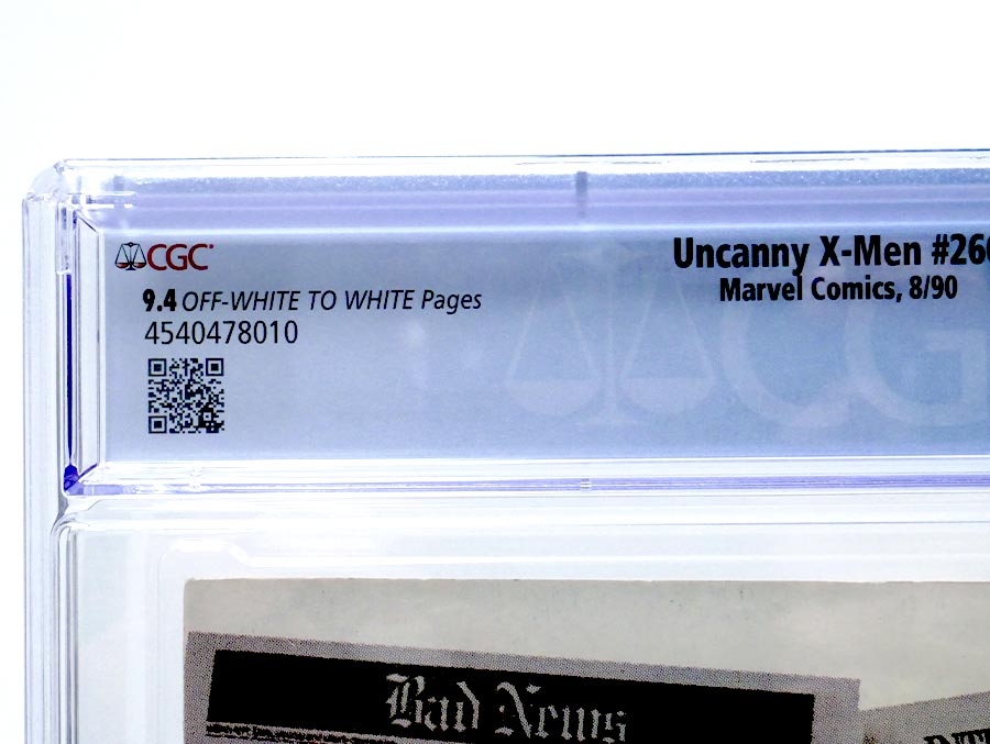 Uncanny X-Men #266 Cover K CGC 9.4