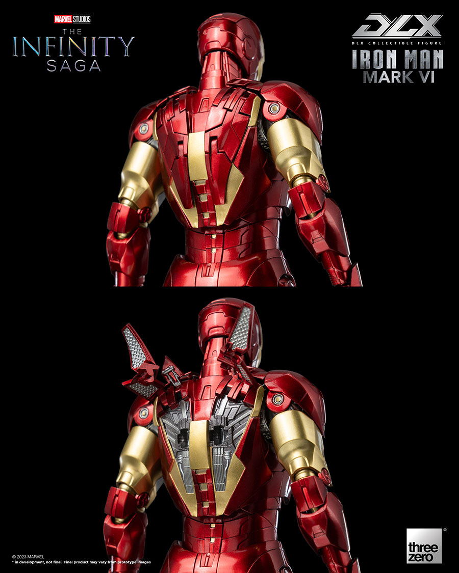 Marvel Infinity Saga Deluxe Iron Man Mark 6 Action Figure