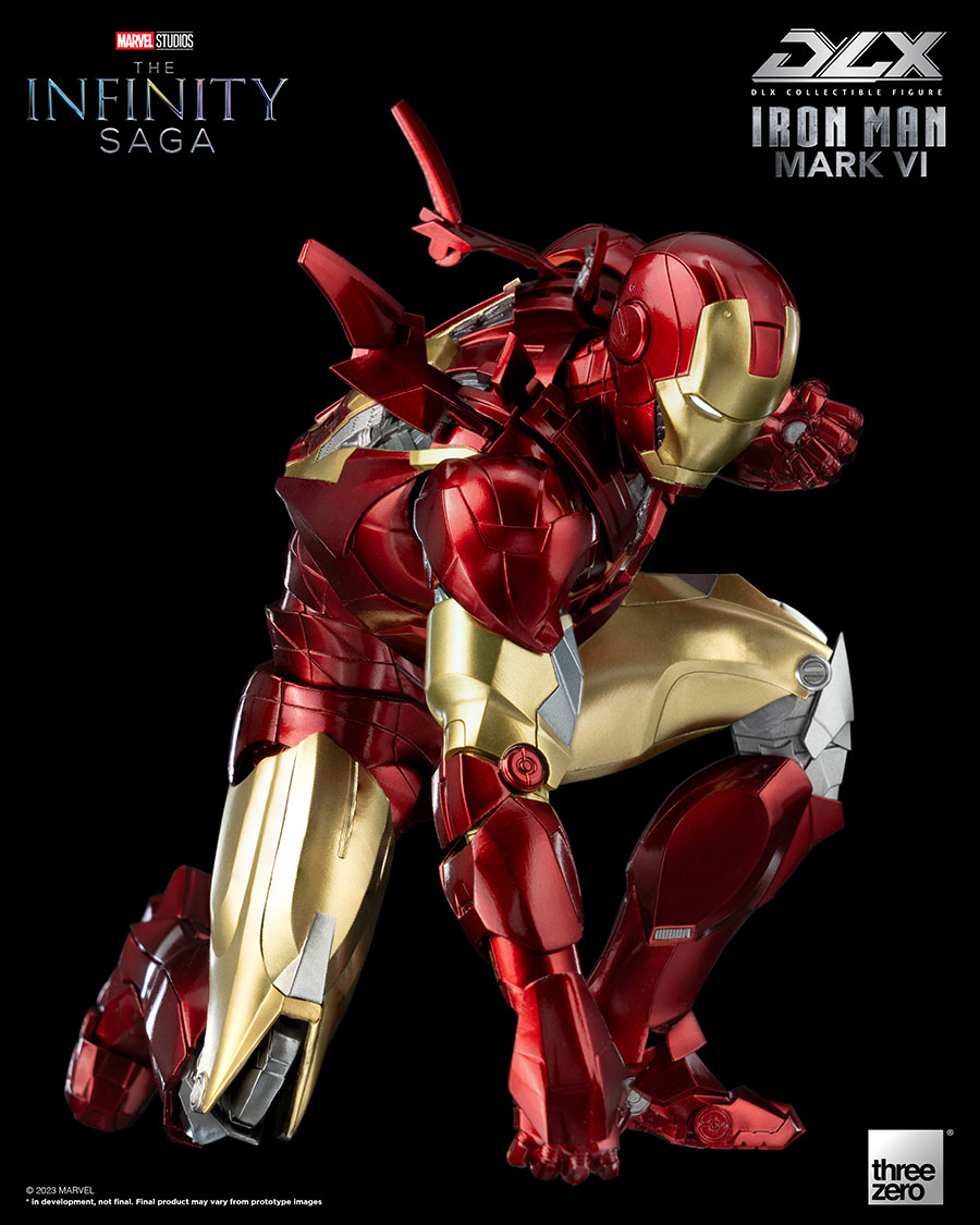 Marvel Infinity Saga Deluxe Iron Man Mark 6 Action Figure