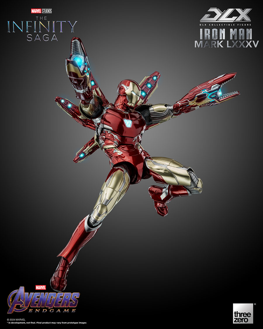Marvel Infinity Saga Deluxe Iron Man Mark 85 Action Figure