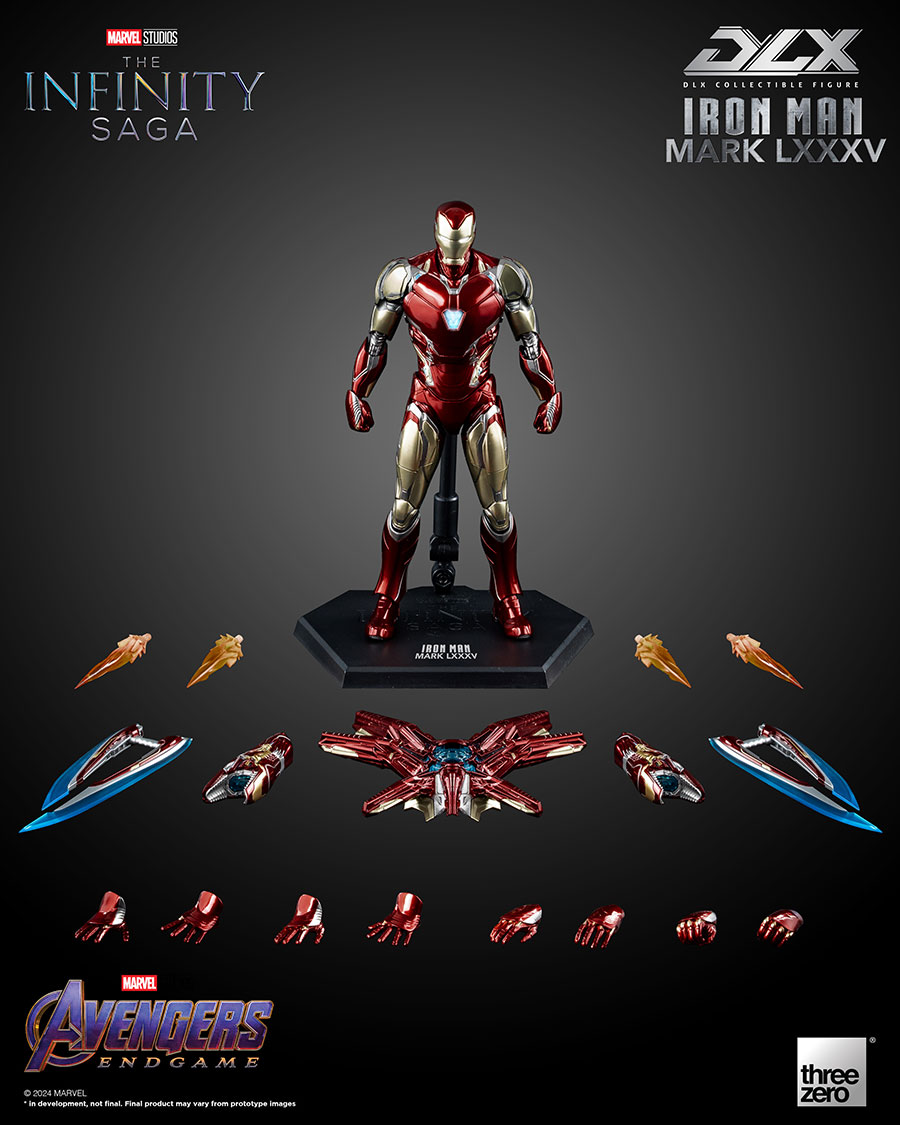 Marvel Infinity Saga Deluxe Iron Man Mark 85 Action Figure