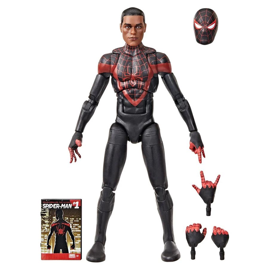 Marvel Legends Mini Comic Miles Morales 6-Inch Action Figure