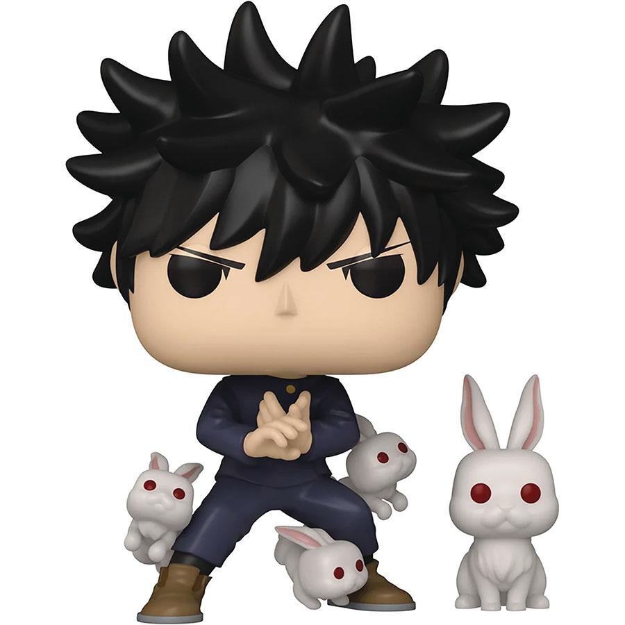 POP&Buddy Jujutsu Kaisen Megumi Fushiguro With Rabbits Vinyl Figure