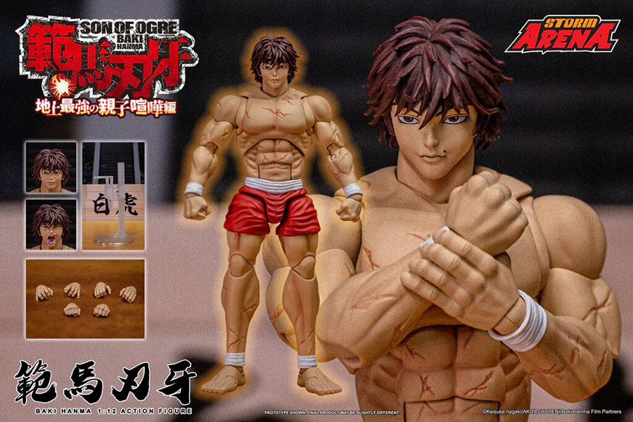 Storm Arena Baki Hanma Son Of Ogre Baki Hanma 1/12 Scale Action Figure