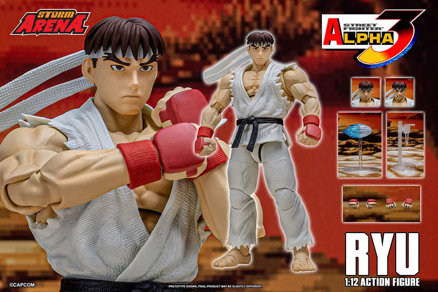 Storm Arena Street Fighter Alpha 3 Ryu 1/12 Scale Action Figure