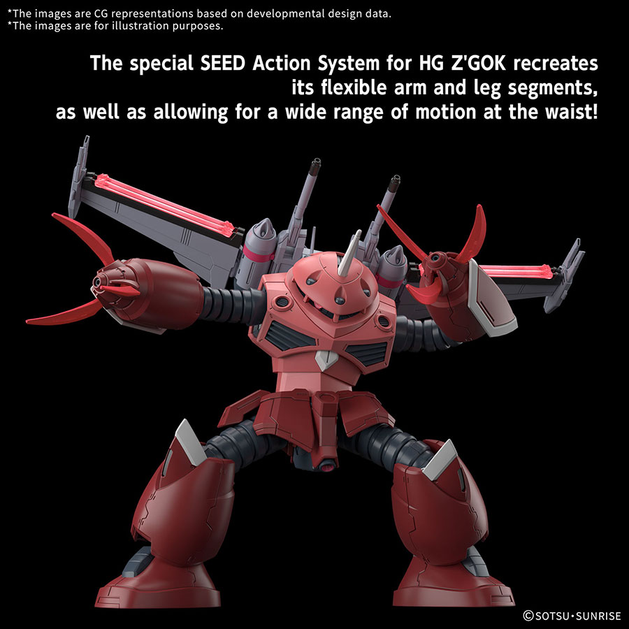 Gundam High Grade Universal Century 1/144 Kit #260 - Cosmic Era - ZGok (Seed Freedom Ver.)