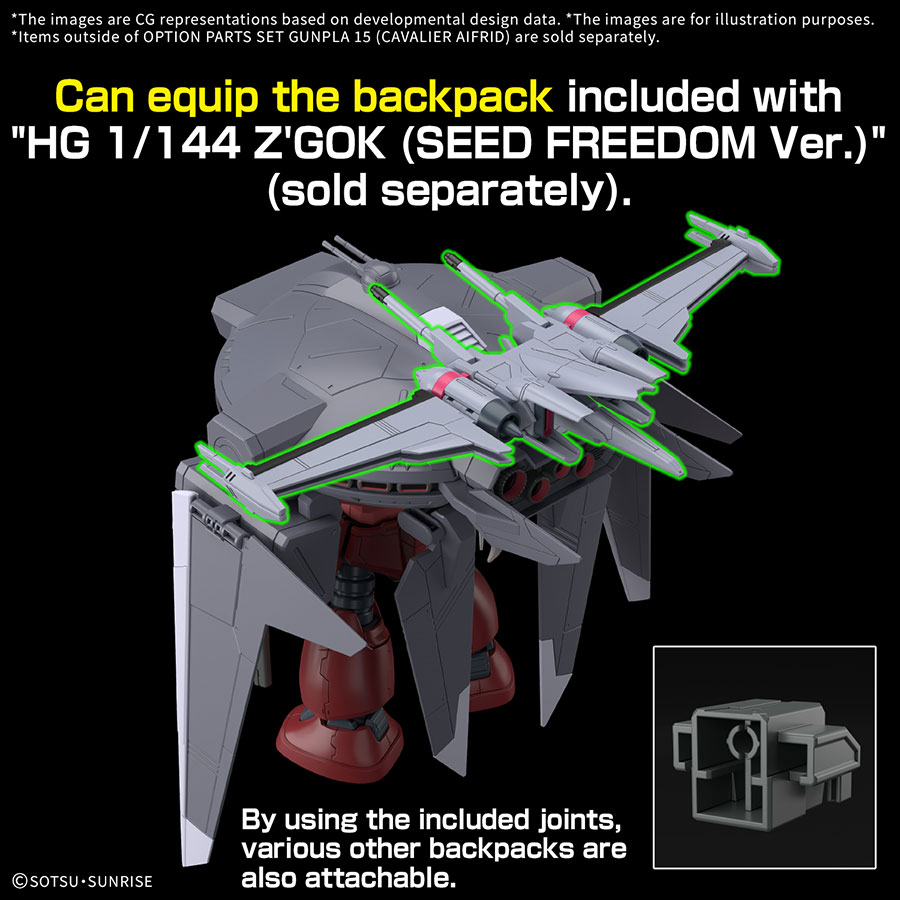 Option Parts Set Gunpla Kit #15 - Cavalier Aifrid