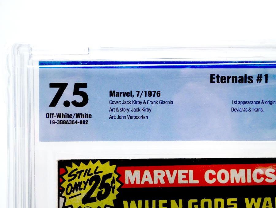 Eternals #1 Cover F Regular 25-Cent Edition CBCS 7.5