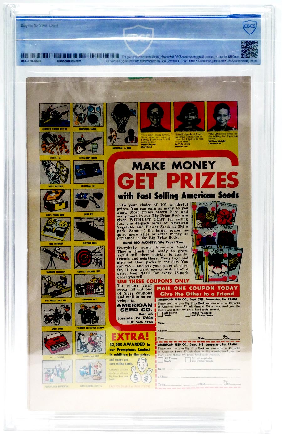 Hero For Hire #1 Cover E 1st Ptg CBCS 4.5