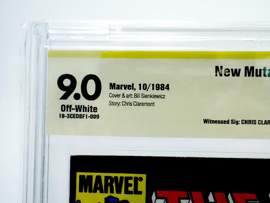 New Mutants #20 Cover B Signed by Chris Claremont CBCS 9.0