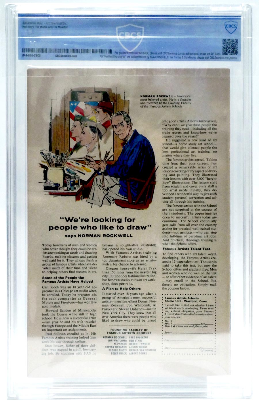 Tales To Astonish #85 Cover B CBCS 7.5
