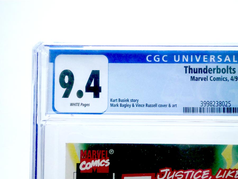 Thunderbolts #1 Cover E 1st Ptg CGC 9.4