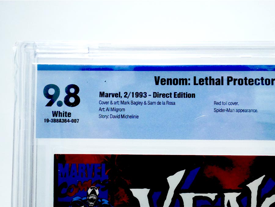 Venom Lethal Protector (1993) #1 Cover F Red Foil Variant Cover CBCS 9.8