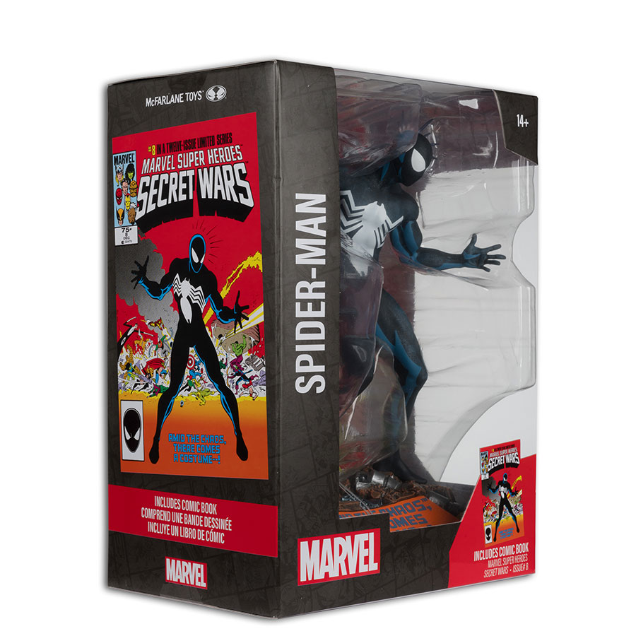 McFarlane Marvel Spider-Man Marvel Super Heroes Secret Wars 8 1/6 Scale Figurine