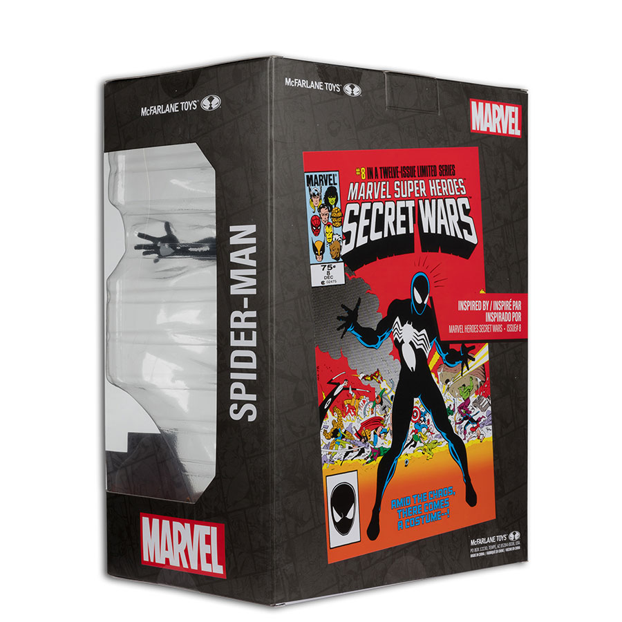 McFarlane Marvel Spider-Man Marvel Super Heroes Secret Wars 8 1/6 Scale Figurine