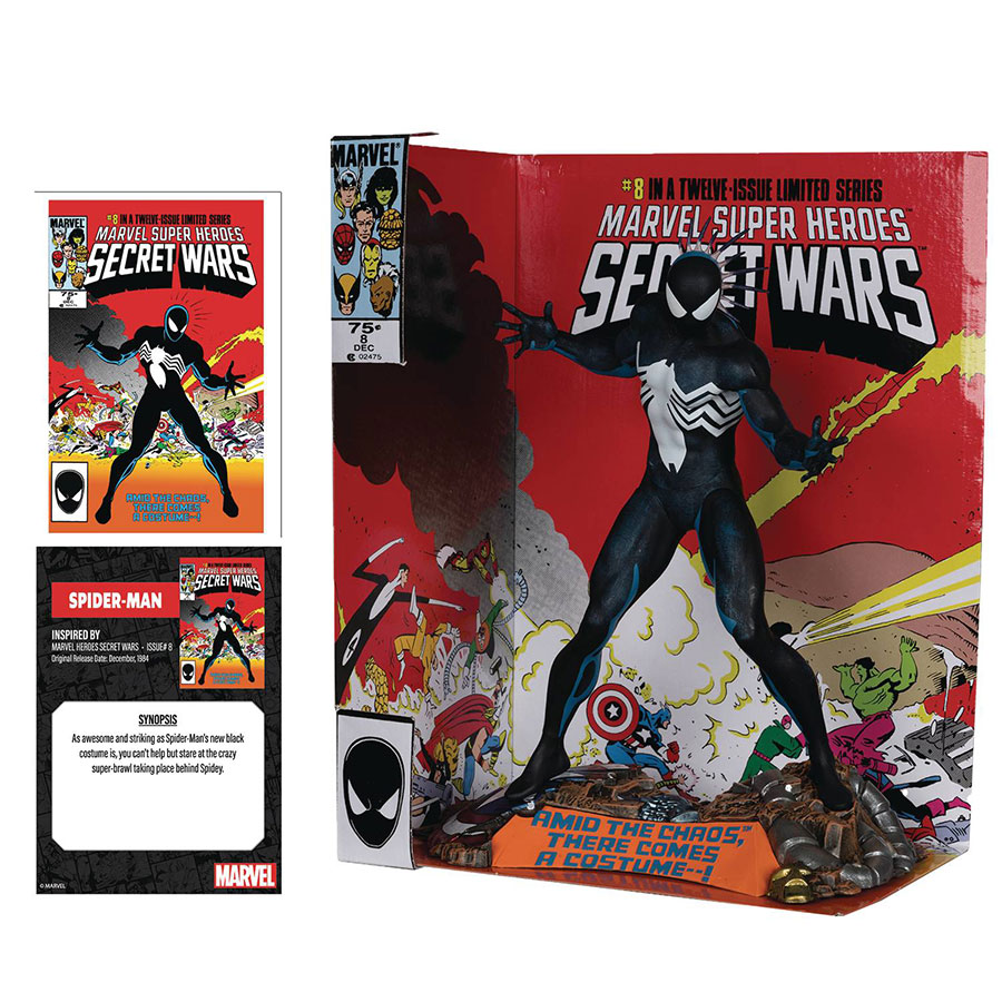 McFarlane Marvel Spider-Man Marvel Super Heroes Secret Wars 8 1/6 Scale Figurine