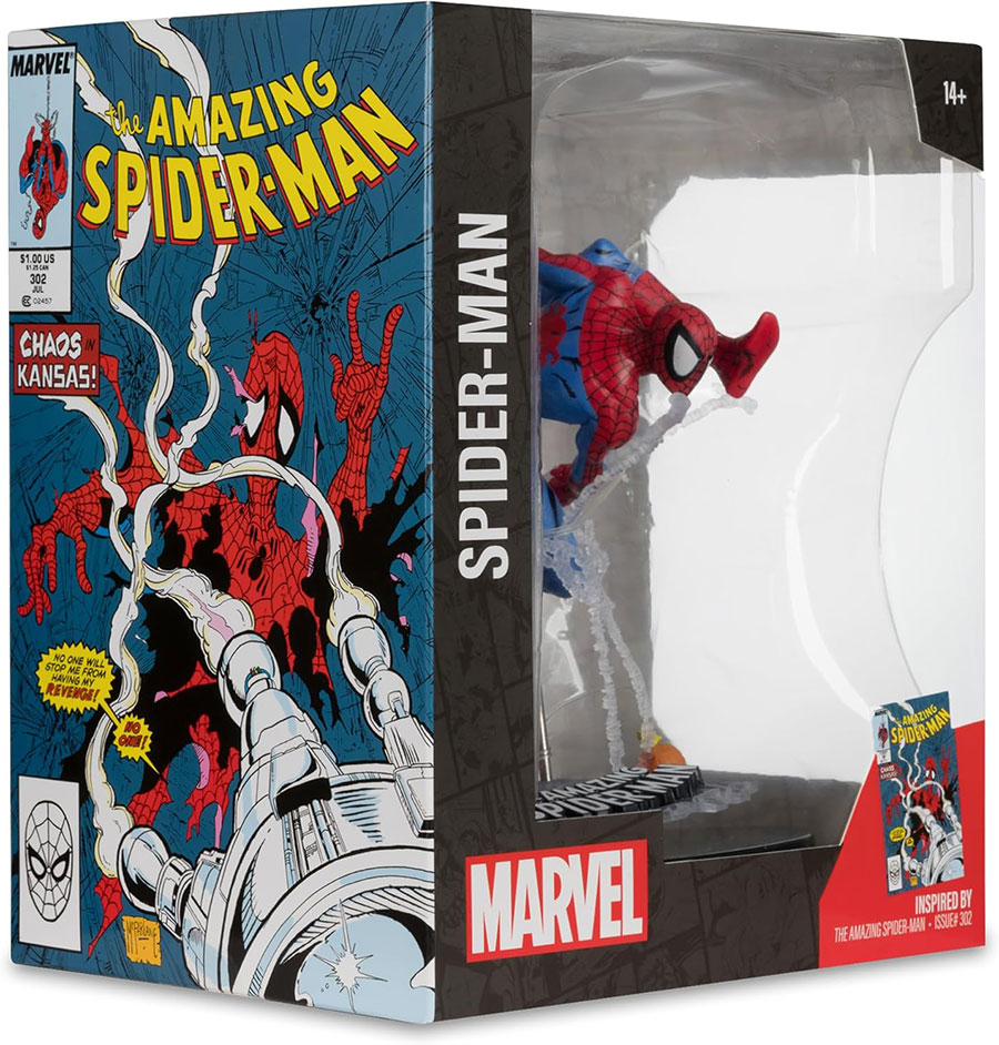 McFarlane Marvel Spider-Man Amazing Spider-Man 302 1/10 Scale Figurine