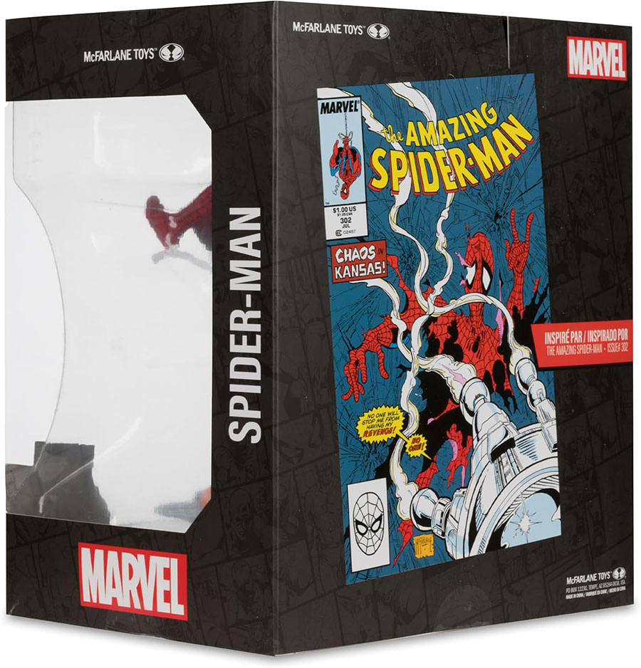 McFarlane Marvel Spider-Man Amazing Spider-Man 302 1/10 Scale Figurine