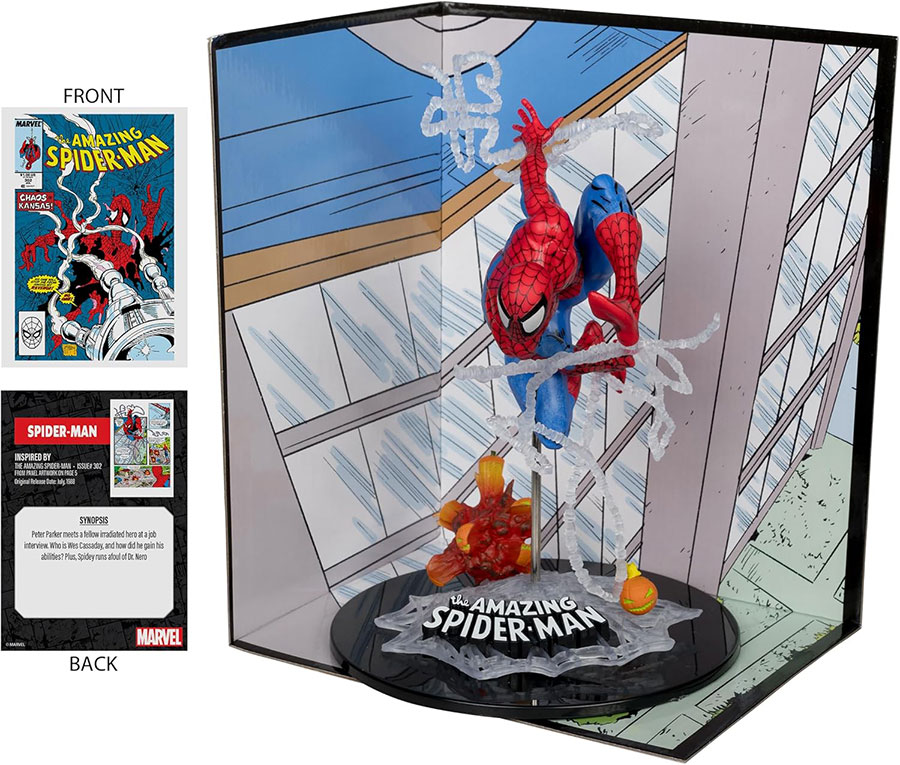 McFarlane Marvel Spider-Man Amazing Spider-Man 302 1/10 Scale Figurine