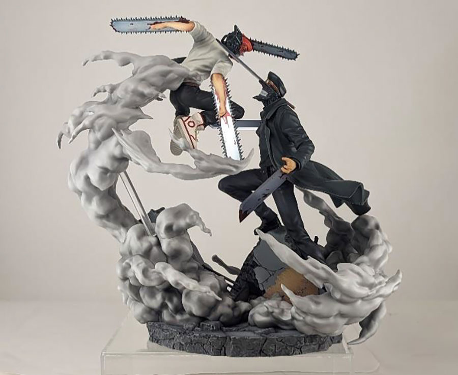 Chainsaw Man vs Samurai Sword Super Situation Figure