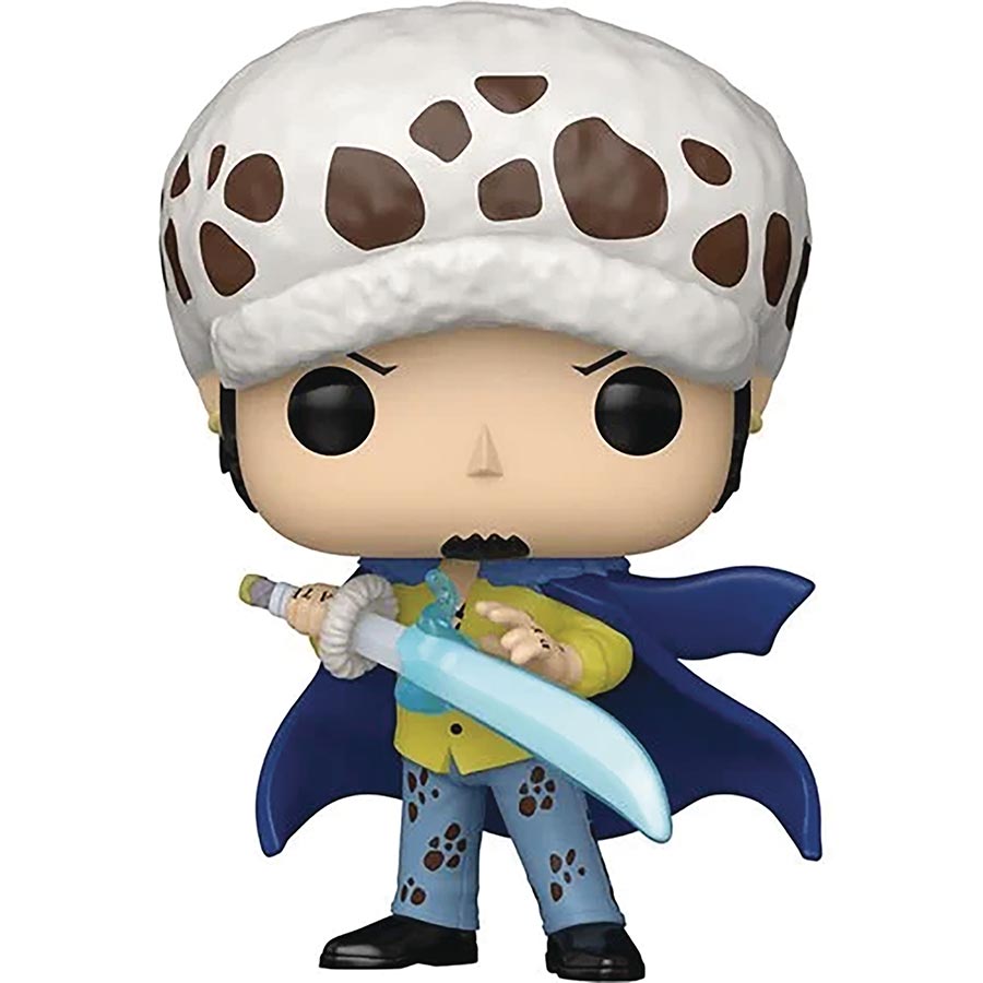 POP Animation One Piece Law With Blue Anesthesia Vinyl Figure