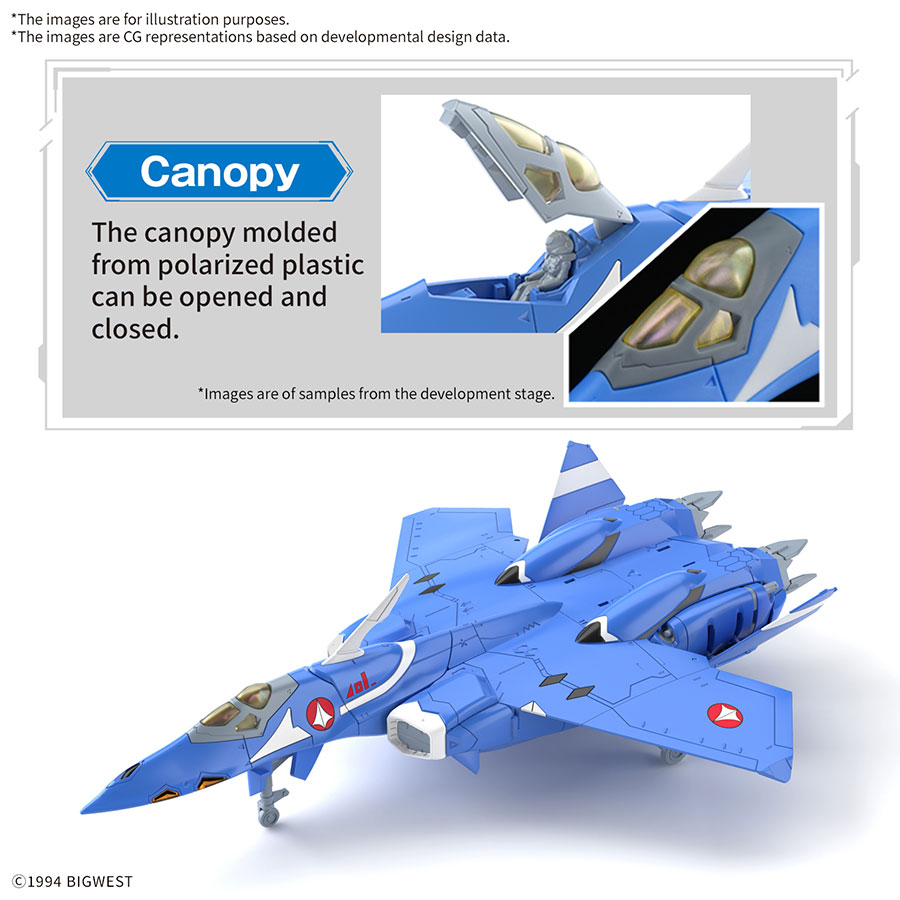 Macross High Grade 1/100 Kit #07 VF-22S Sturmvogel II (Maximilian Jenius Use)