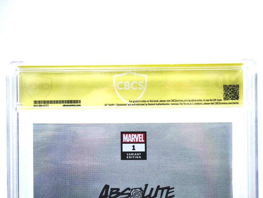 Absolute Carnage #1 Cover Z Adi Granov Virgin Variant Cover CBCS 9.0 Signed By Adi Granov